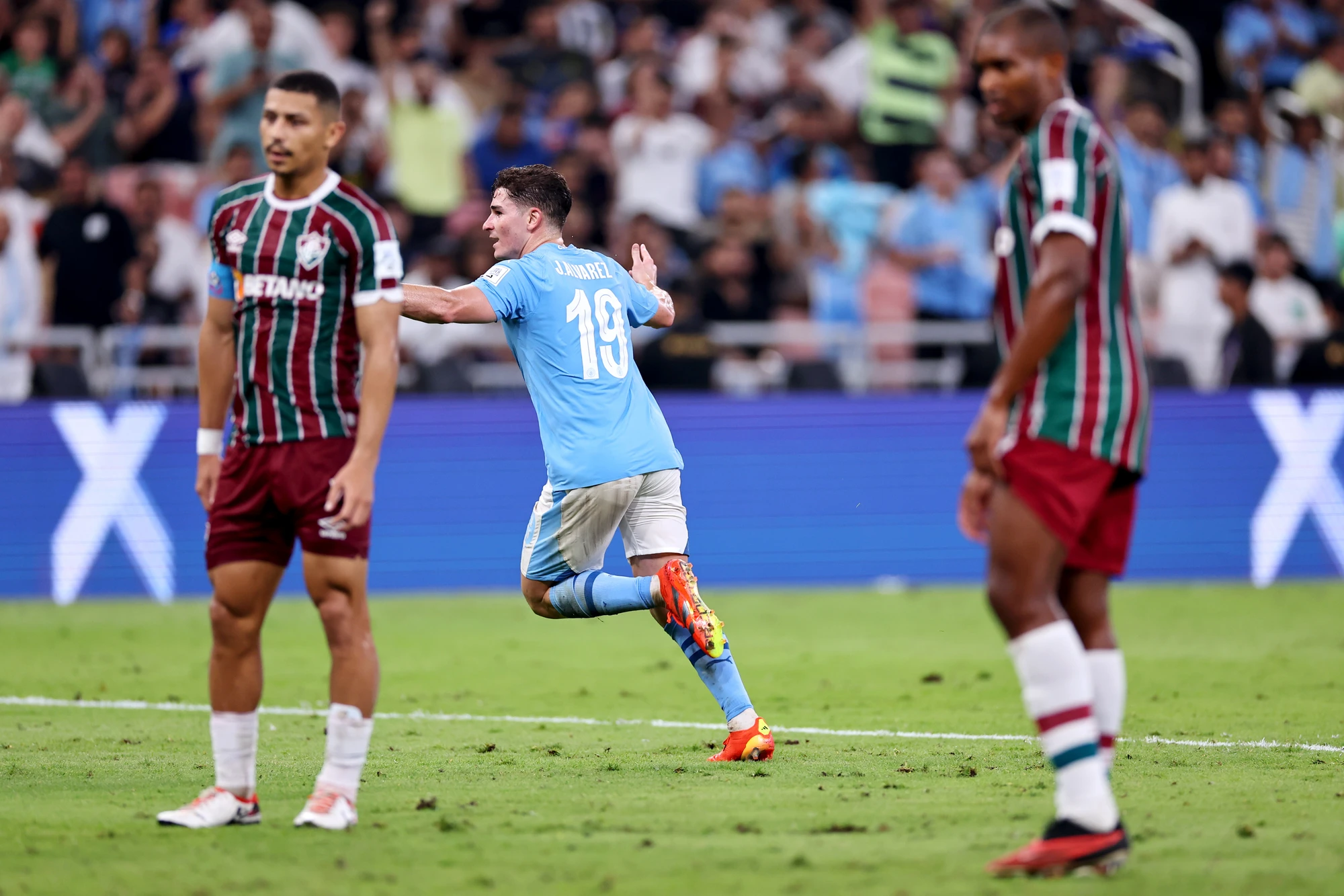 Julian Alvarez có ngày thi đấu vô cùng thăng hoa. (Nguồn: Getty Images) man-city-2312-2-6284.jpg