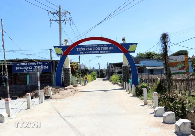 Thôn Thái An, xã Vĩnh Hải (huyện Ninh Hải), nơi được chọn xây dựng nhà máy điện hạt nhân Ninh Thuận 2 vào năm 2009. (Ảnh: Công Thử/\TTXVN) ttxvn-nha_may_dien_hat_nhan_ninh_thuan3.jpg