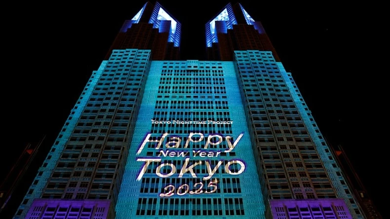 Pháo hoa rực rỡ đón năm mới tại nhiều nơi trên thế giới ảnh 5