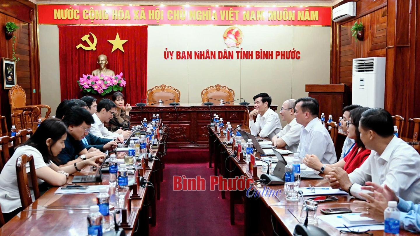 Bộ Thông tin và Truyền thông làm việc tại Bình Phước