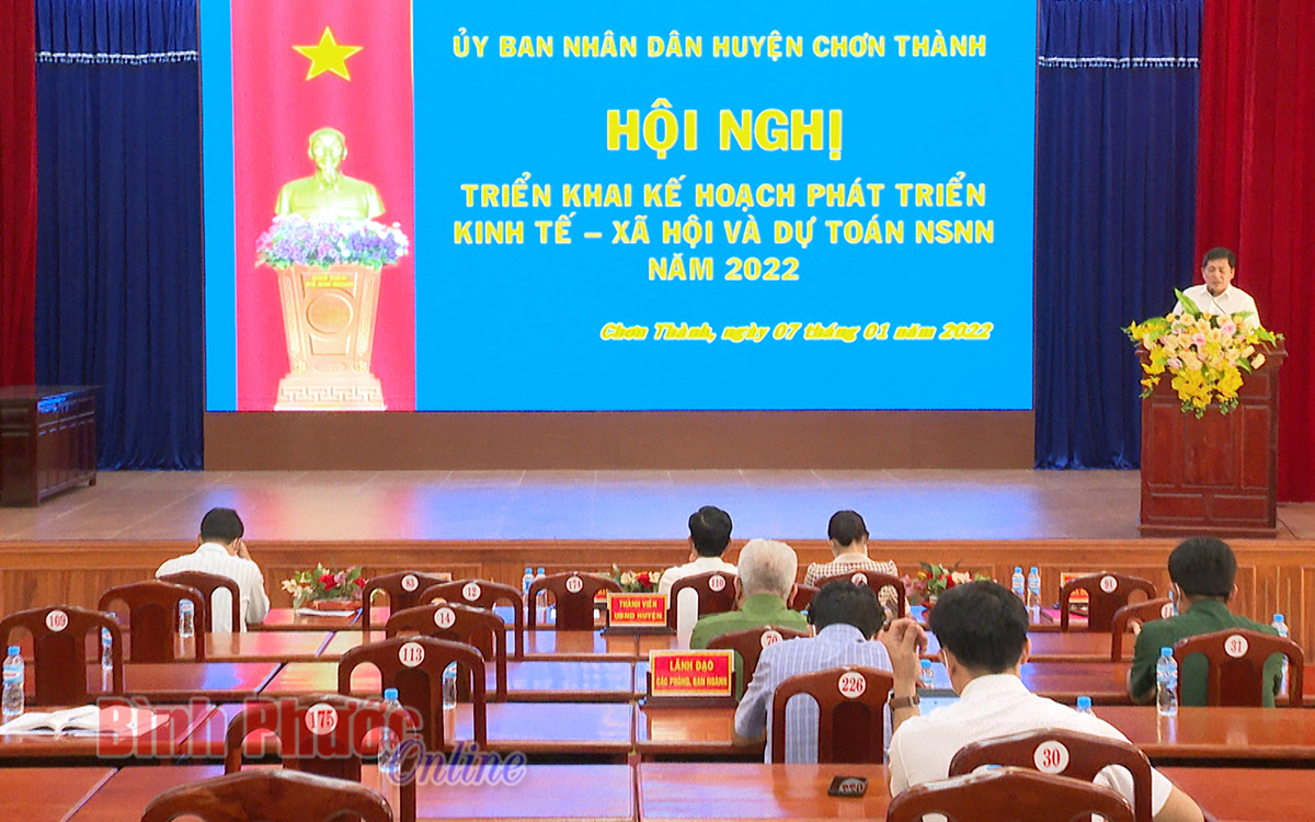 Chơn Thành phấn đấu giá trị sản xuất các ngành tăng 14