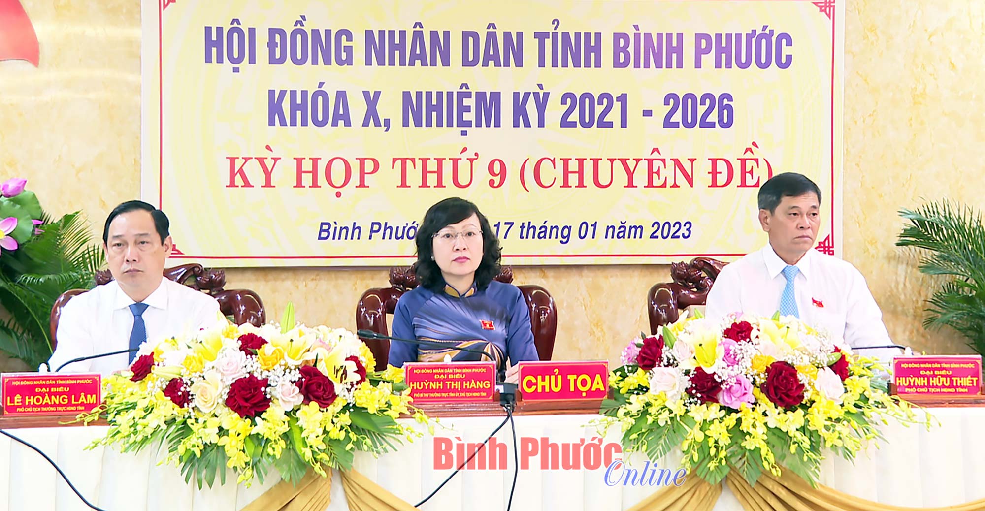 HĐND tỉnh Bình Phước khóa X tổ chức kỳ họp thứ 9 (chuyên đề)