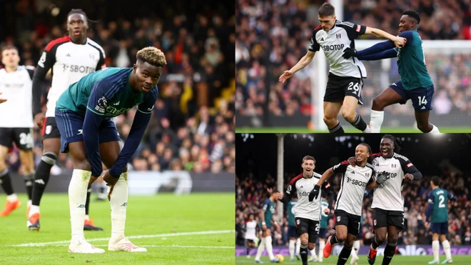 Arsenal lần đầu nhận thất bại trước Fulham kể từ năm tháng 1/2012. (Nguồn: Goal) arsenal-010124-2-5168.jpg