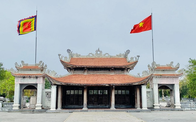 Nghi môn nội của Khu tưởng niệm vương triều nhà Mạc. (Nguồn: Thành đoàn Hải Phòng) khu-tuong-niem-nha-mac.png