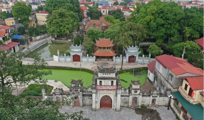 Chùa Bối Khê. (Nguồn: Cổng thông tin điện tử huyện Thanh Oai)