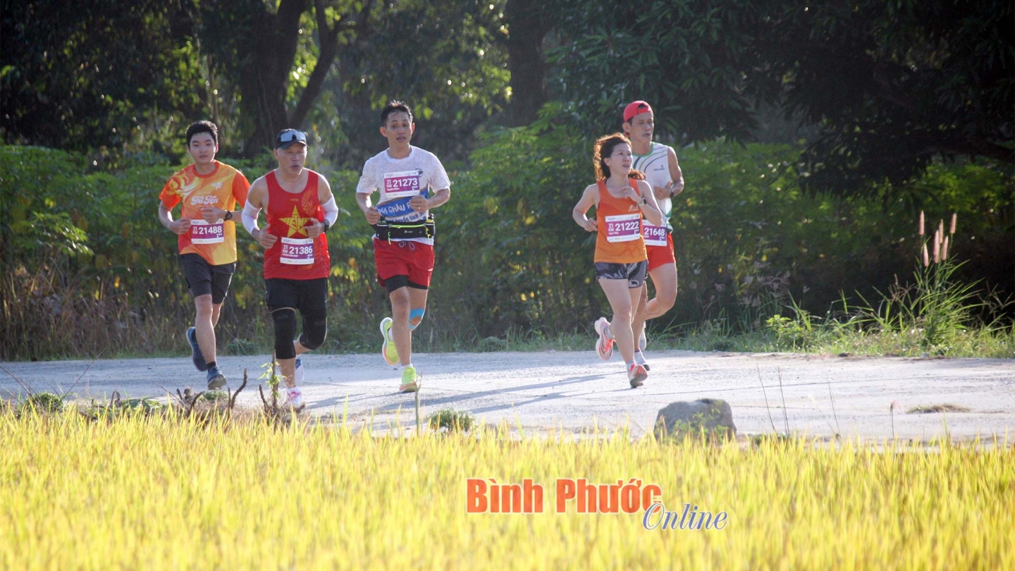 Tri Tôn bừng sáng với sắc màu marathon 2025