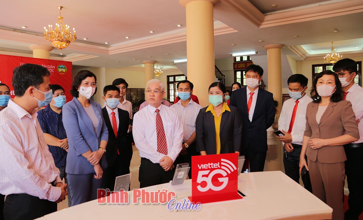 Viettel khai trương mạng 5G tại Bình Phước