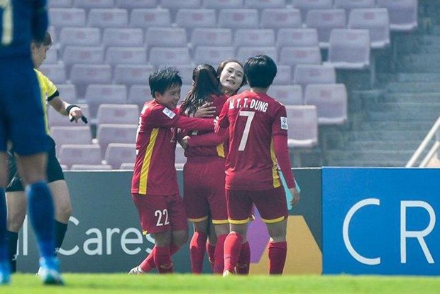 Đánh bại Thái Lan, tuyển nữ Việt Nam chạm tay vào vé dự World Cup hình ảnh 1 Danh bai Thai Lan, tuyen nu Viet Nam cham tay vao ve du World Cup hinh anh 1