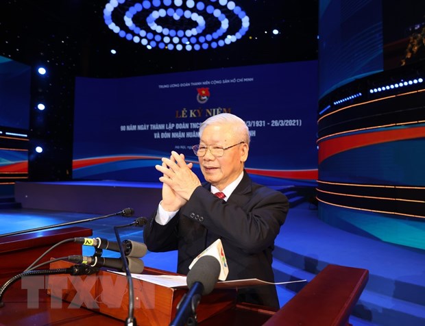 Tong Bi thu: Tien do xan lan cua dan toc dang nam trong tay tuoi tre hinh anh 1