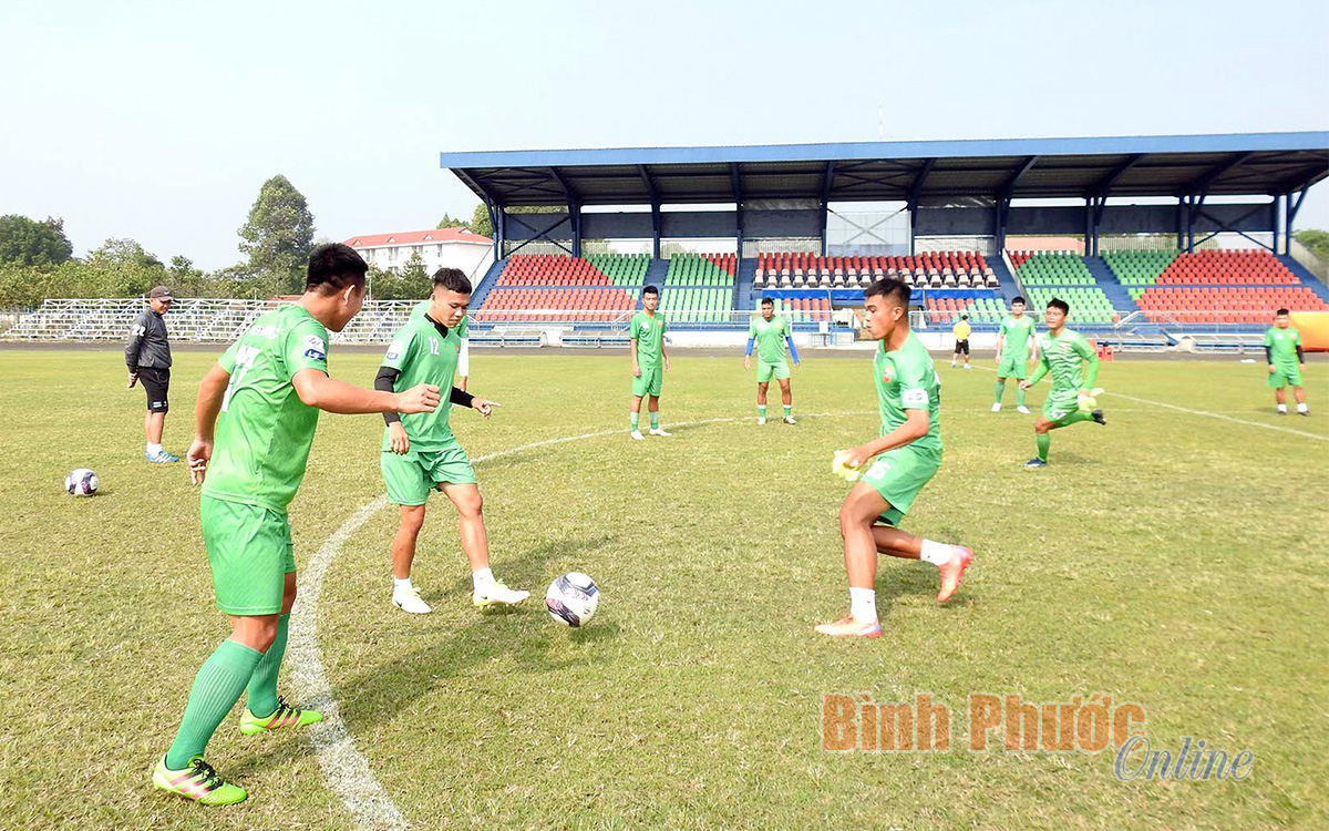 CLB Bóng đá Bình Phước đặt kỳ vọng tại giải hạng Nhất quốc gia
