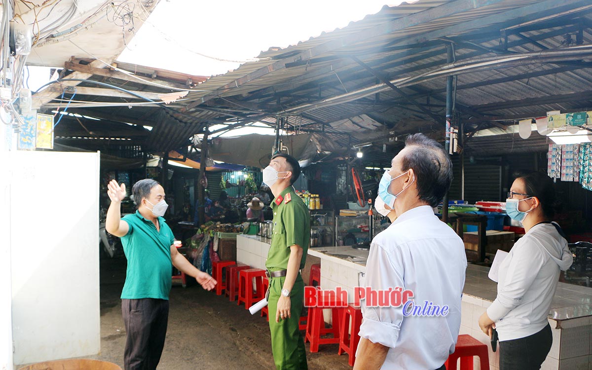 Nâng cao ý thức phòng cháy tại chợ Bình Long