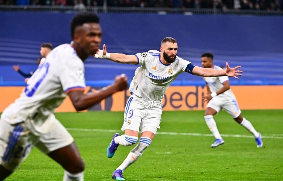 Benzema đưa Real Madrid vào tứ kết Champions League. (Nguồn: Getty Images)
