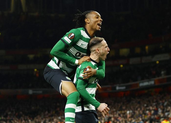 Sporting Lisbon chơi rất tốt trước Arsenal (Ảnh: Reuters).