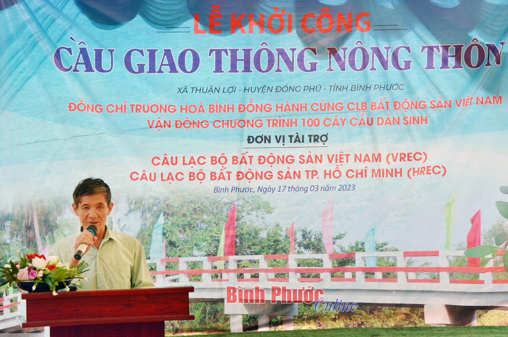 TP. Hồ Chí Minh khởi công xây dựng cầu dân sinh tặng Bình Phước