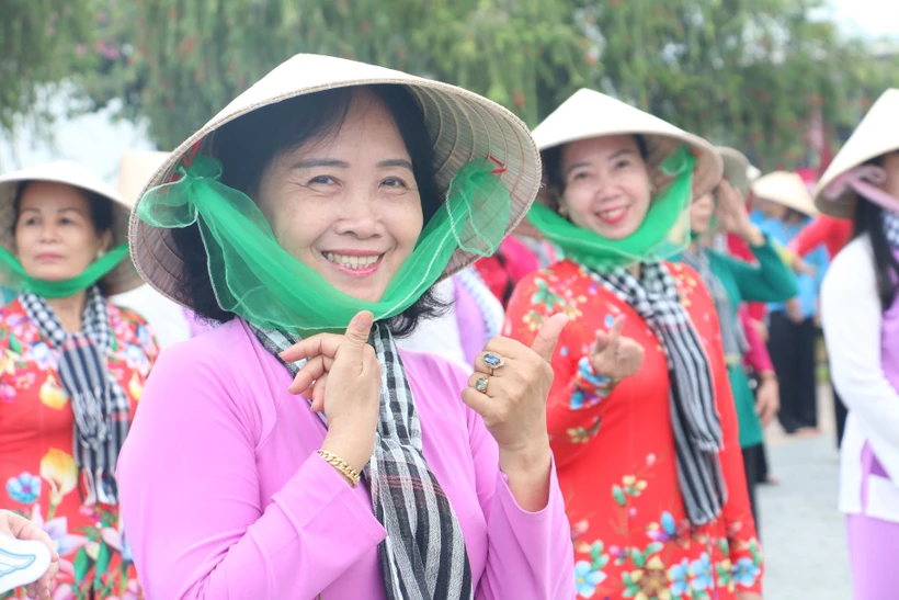 Việt Nam đã đạt được những bước tiến trong việc trao quyền và nâng cao năng lực cho phụ nữ. (Ảnh: Chương Đài/TTXVN)