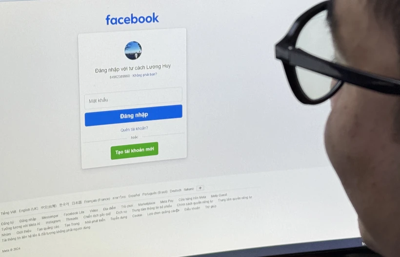 Người dùng Facebook bất ngờ vì tài khoản mạng xã hội không đăng nhập được