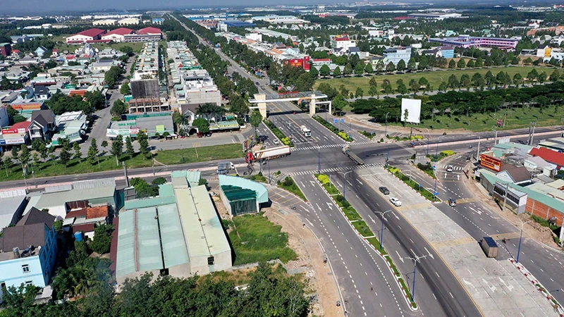 Hạ tầng các khu công nghiệp huyện Bàu Bàng, tỉnh Bình Dương được đầu tư đồng bộ giúp thu hút nhiều dự án đầu tư nước ngoài.