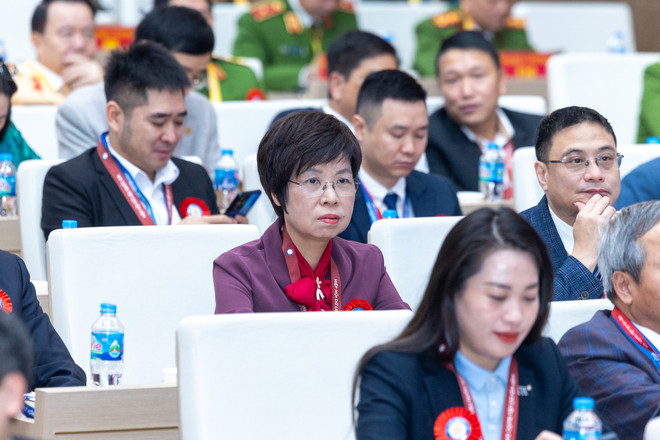 Bà Vũ Việt Trang - Tổng Giám đốc Thông tấn xã Việt Nam tham dự Đại hội. (Ảnh: Minh Sơn/Vietnam+) hiep-hoi-du-lieu-quoc-gia-2.jpg