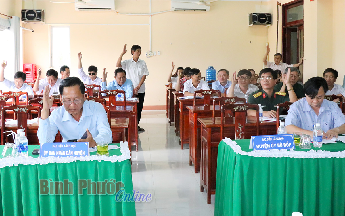 52 người ứng cử đại biểu HĐND huyện Bù Đốp nhiệm kỳ 2021