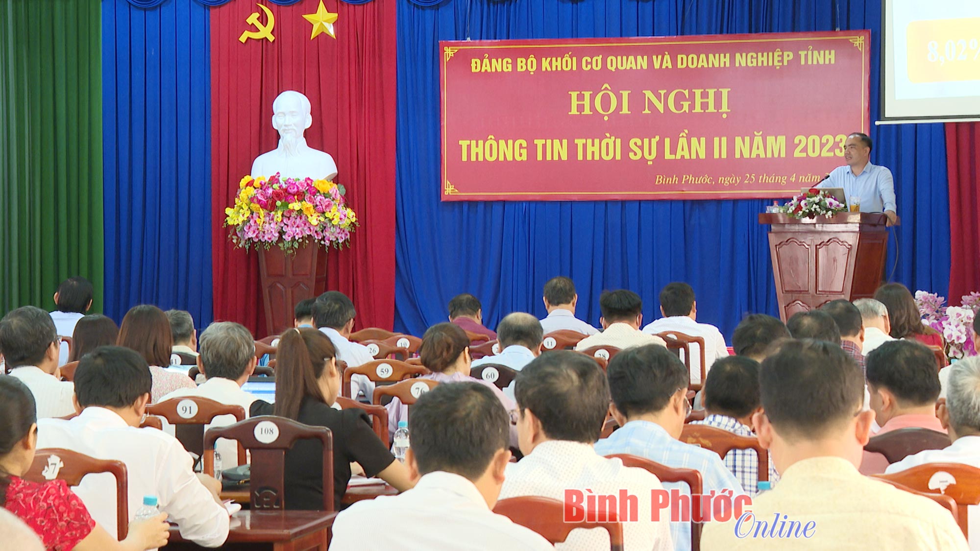 Đảng ủy Khối Cơ quan và Doanh nghiệp tỉnh thông tin thời sự lần 2, năm 2023