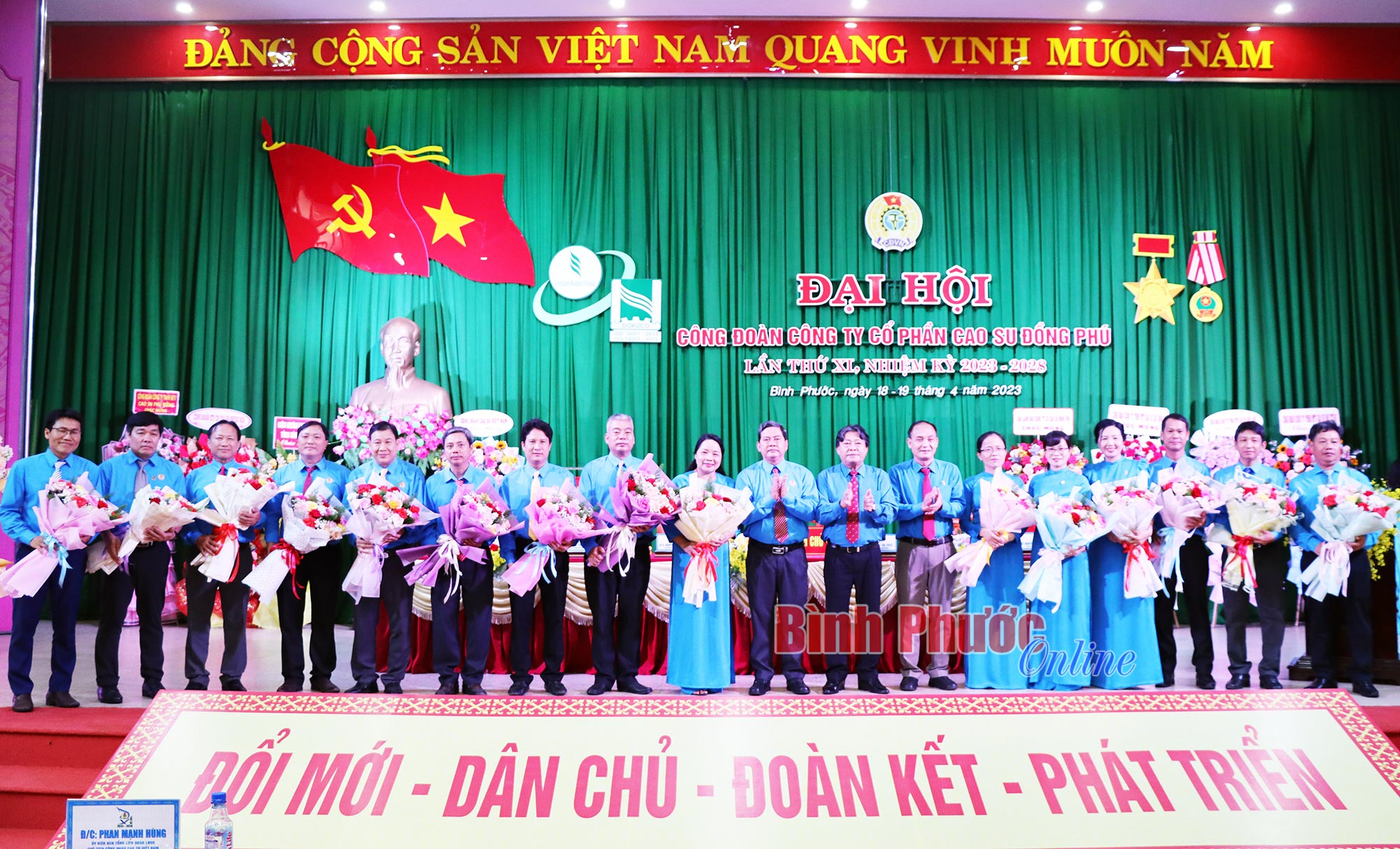 Đại hội Công đoàn Cao su Đồng Phú nhiệm kỳ 2023