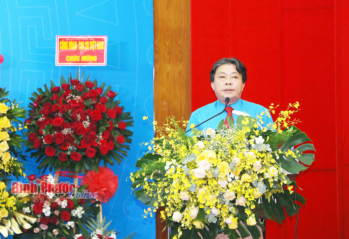 Nhiệm kỳ 2023-2028, Công đoàn Cao su Phú Riềng phát triển ít nhất 1.000 đoàn viên