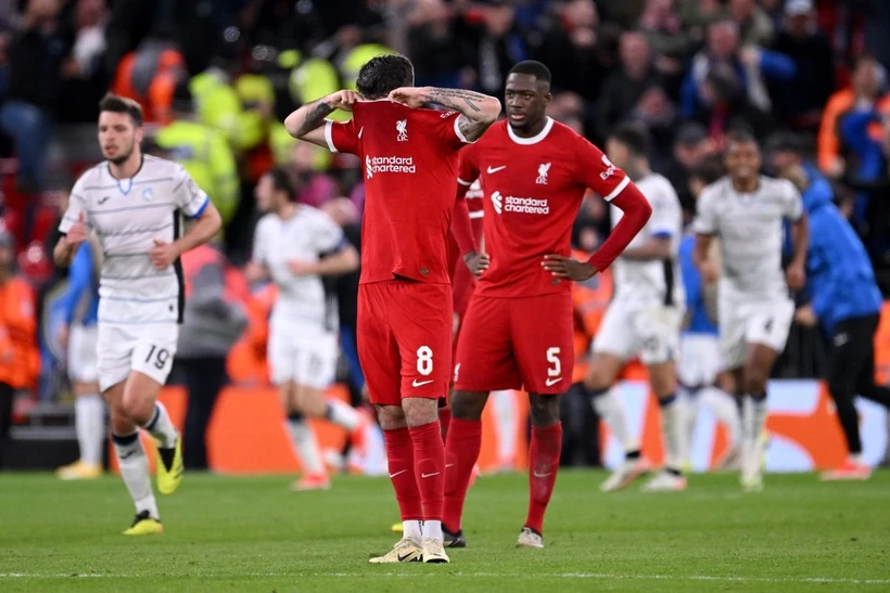 Liverpool nhận thất bại đậm ngay trên sân nhà. (Nguồn: Getty Images)