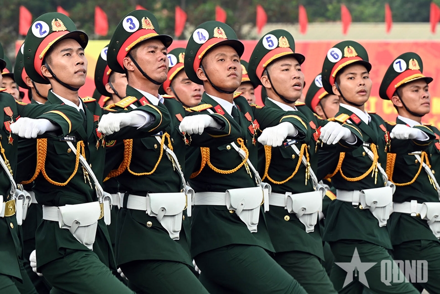 Tổng hợp luyện các lực lượng tham gia diễu binh, diễu hành Kỷ niệm 50 năm Ngày giải phóng miền Nam, thống nhất đất nước