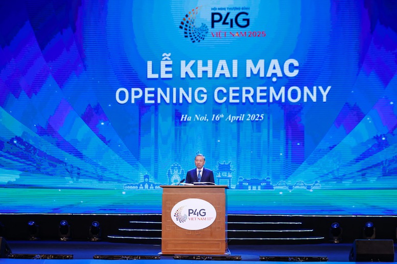 Tổng Bí thư Tô Lâm phát biểu thông điệp chính sách tại Hội nghị P4G Việt Nam 2025- Ảnh 1.