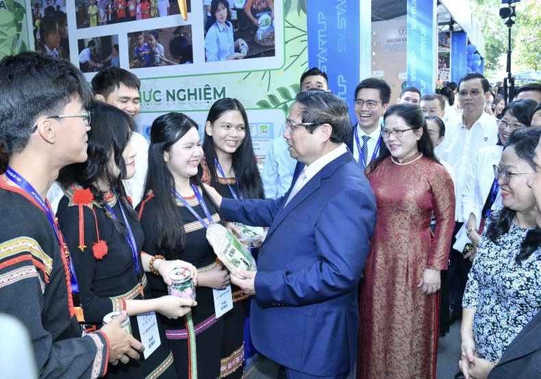 Thủ tướng Phạm Minh Chính dự khai mạc Ngày hội Khởi nghiệp Quốc gia của học sinh, sinh viên lần thứ 7 ảnh 5