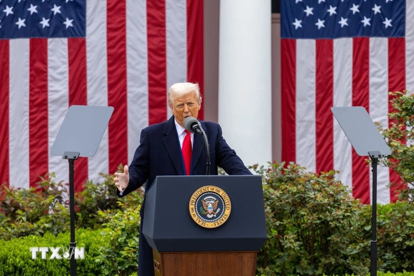Tổng thống Mỹ Donald Trump. (Ảnh: THX/TTXVN)