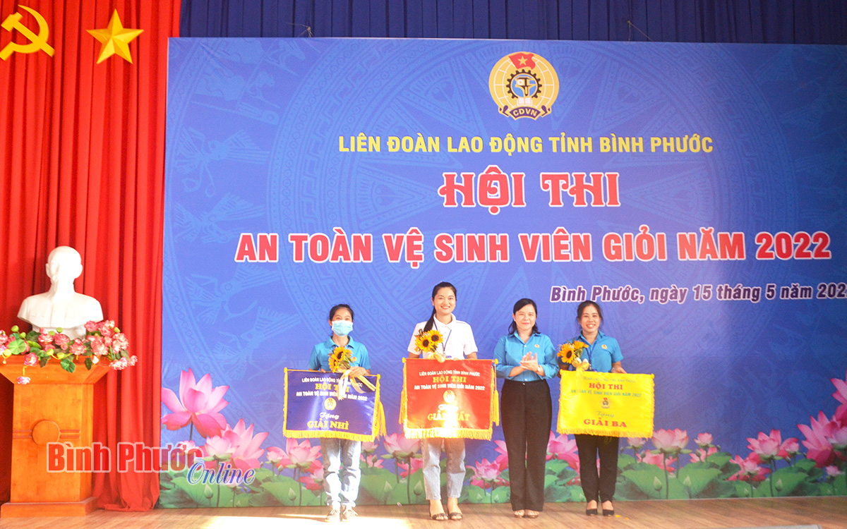 Bình Phước: 70 thí sinh thi an toàn vệ sinh viên giỏi năm 2022