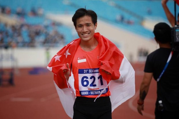 Singapore co huy chuong o noi dung chay 400m vuot rao sau hon 50 nam hinh anh 1