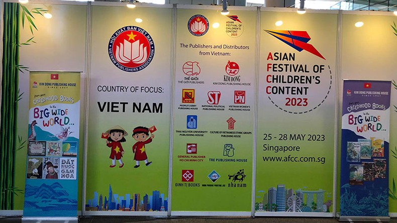 Quảng b&aacute; s&aacute;ch thiếu nhi Việt Nam tại Hội s&aacute;ch thiếu nhi ch&acirc;u &Aacute; 2023 ảnh 3