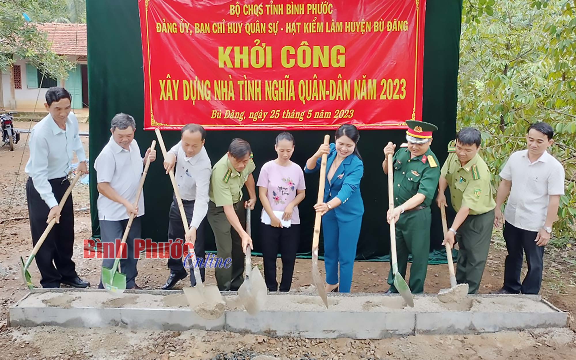 Khởi công xây nhà “Tình nghĩa quân