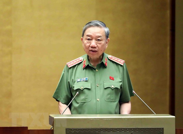 Chinh phu trinh Quoc hoi du an Luat sua doi Luat Cong an nhan dan hinh anh 1