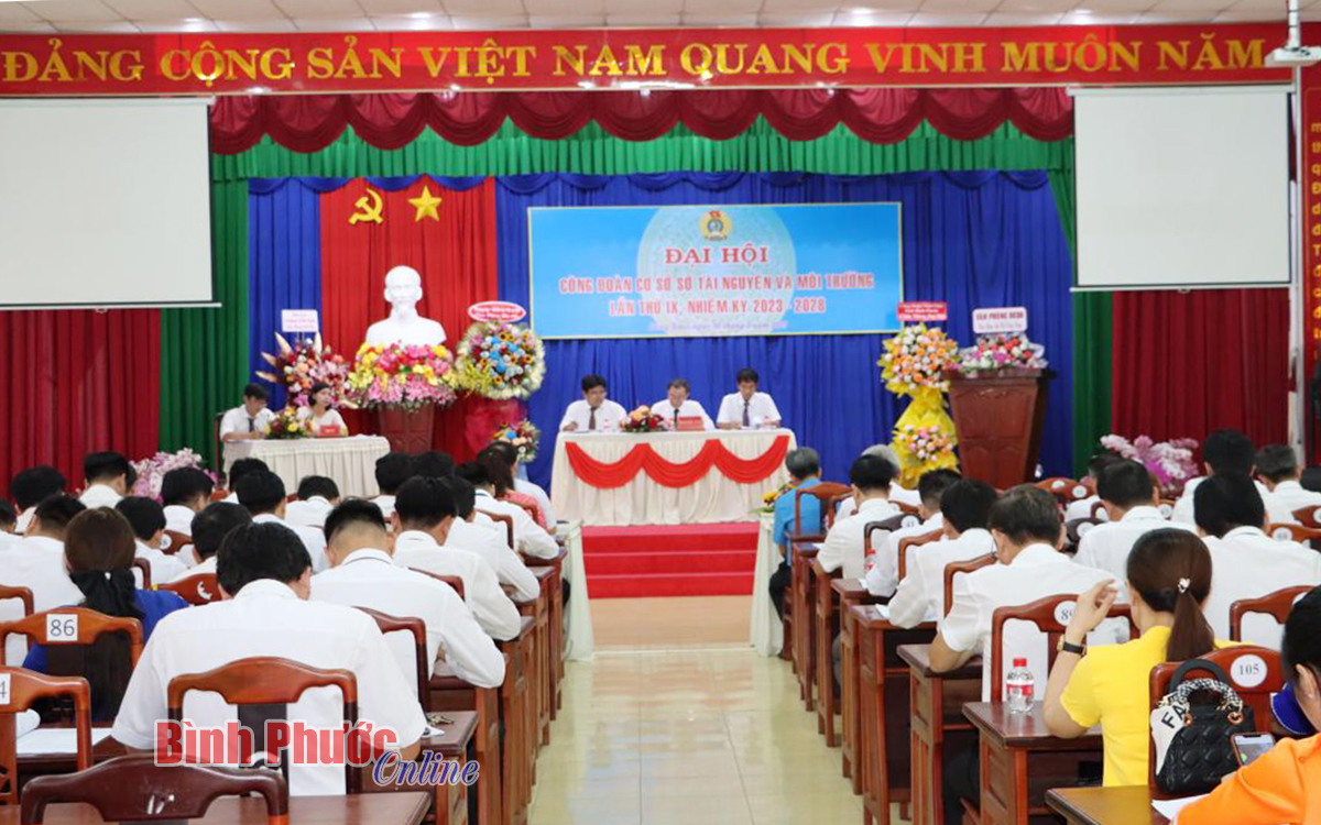 Đại hội Công đoàn cơ sở Sở Tài nguyên và Môi trường