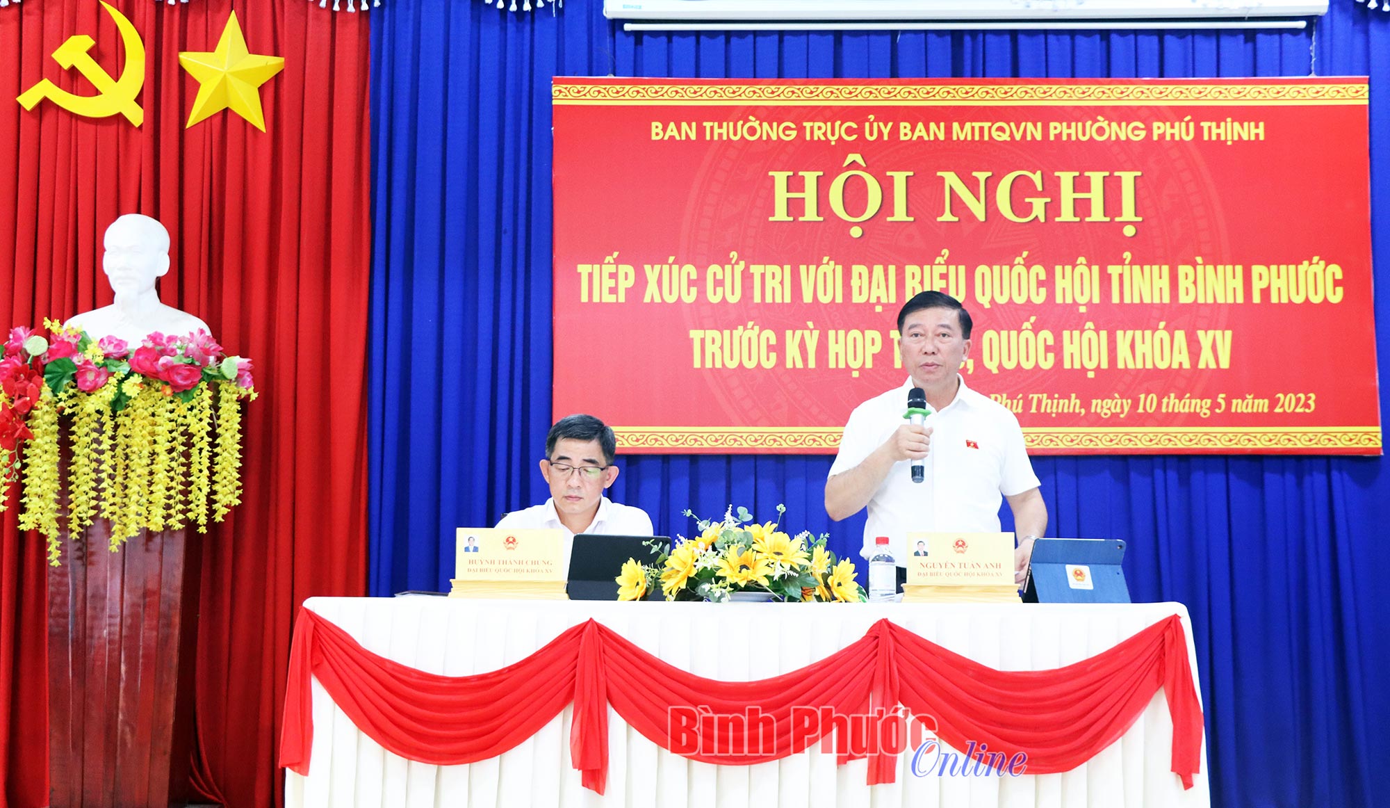 Cử tri Bình Long kiến nghị sớm có vật tư y tế phục vụ sức khỏe nhân dân