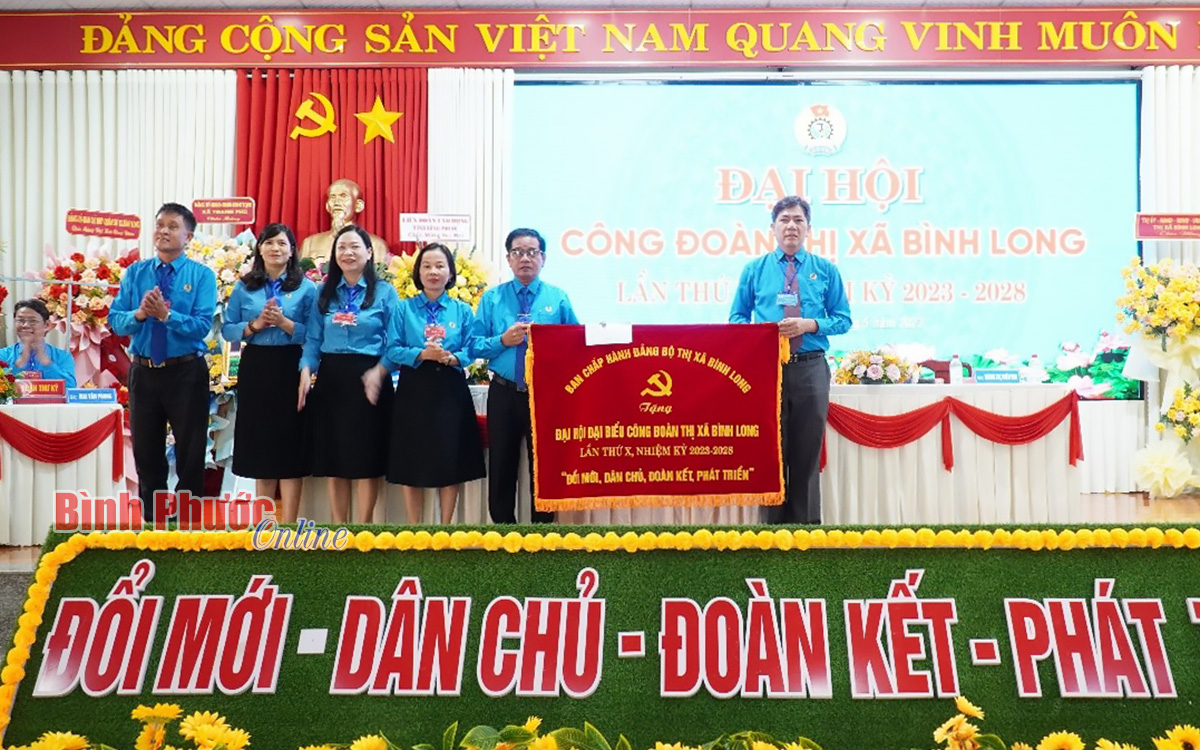 Bình Long: Đại hội Công đoàn thị xã lần thứ X, nhiệm kỳ 2023