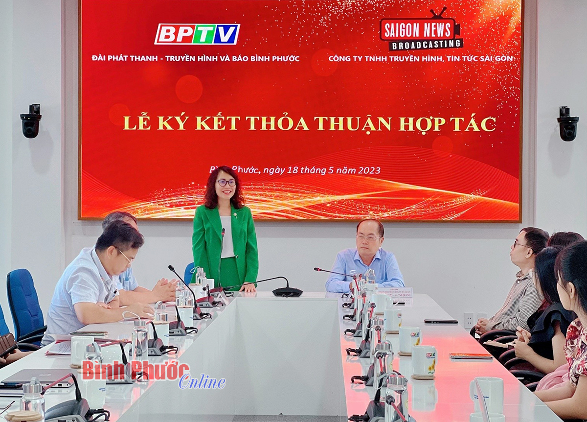 BPTV và Sài Gòn News ký kết thỏa thuận hợp tác