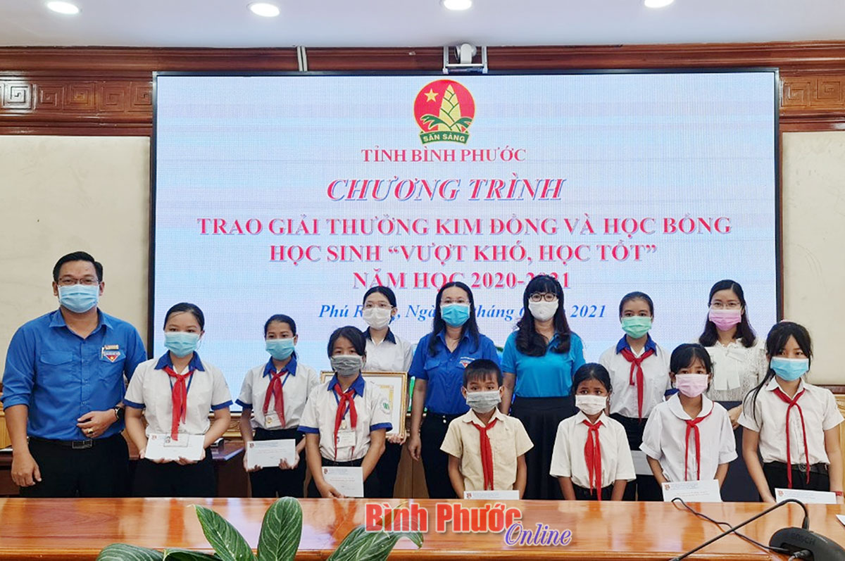 Học sinh Bình Phước xuất sắc nhận Giải thưởng Kim Đồng năm học 2020