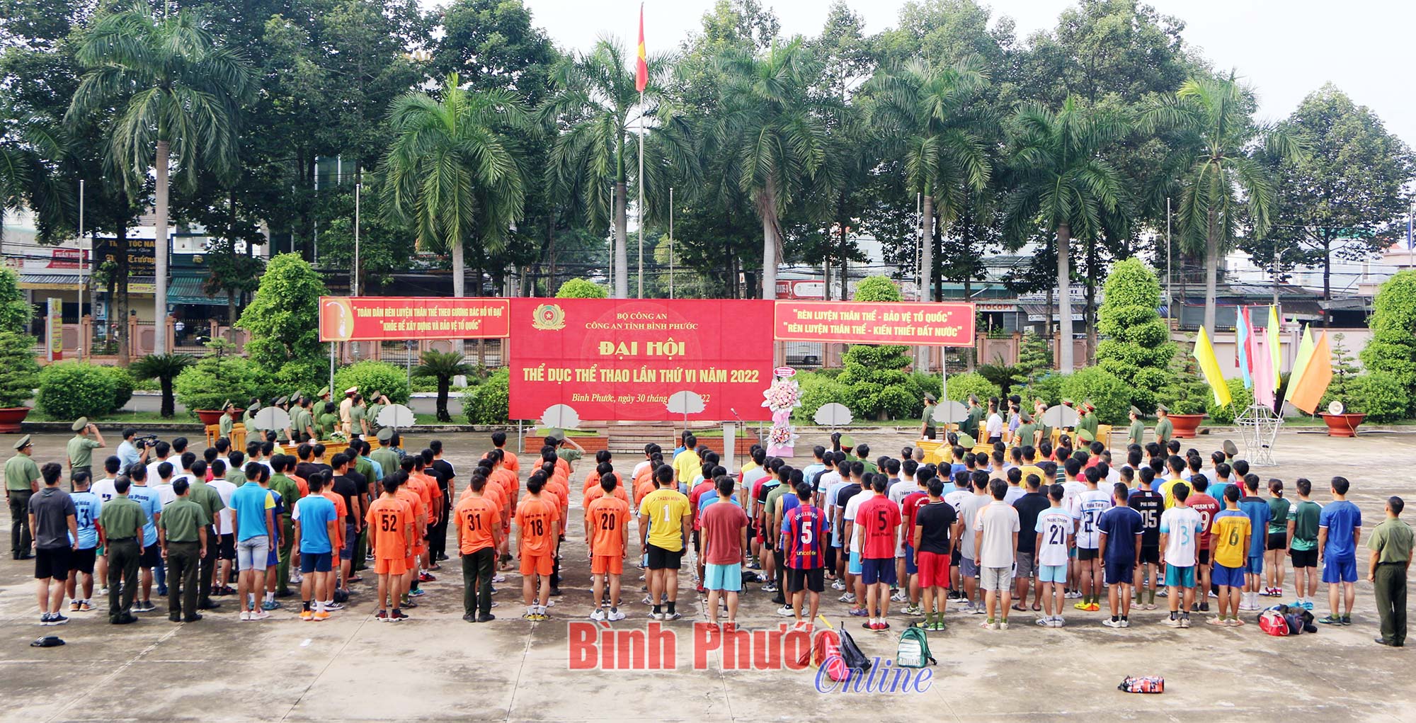 Khai mạc Đại hội thể dục thể thao Công an tỉnh Bình Phước lần thứ VI