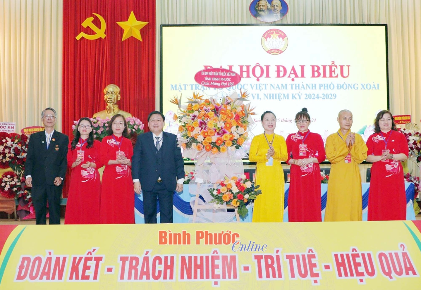 Đại hội MTTQVN thành phố Đồng Xoài thành công tốt đẹp