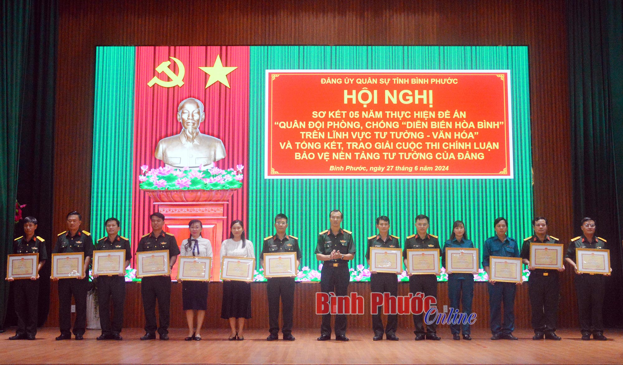 Sơ kết 5 năm thực hiện đề án “Quân đội phòng, chống “diễn biến hòa bình