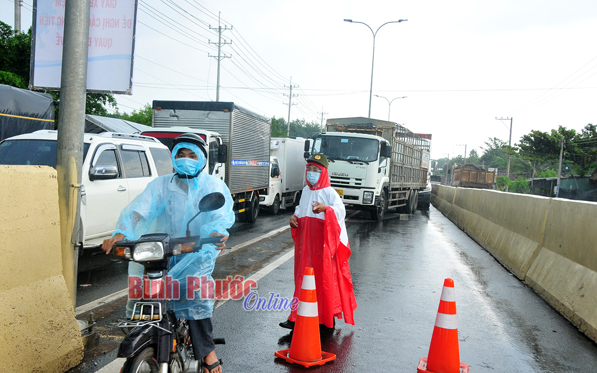 Dầm mưa chống dịch