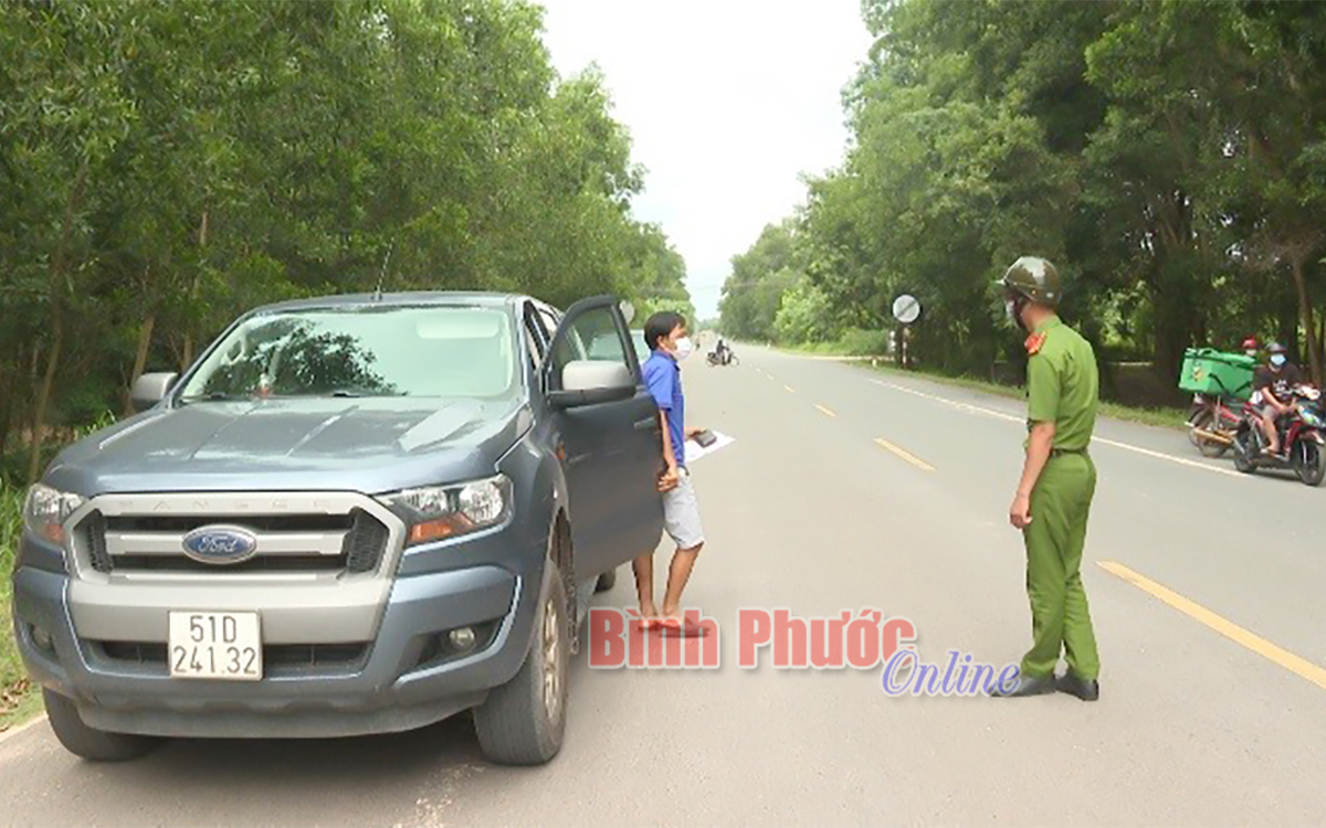 Chơn Thành: Xử lý 7 trường hợp vi phạm giãn cách xã hội