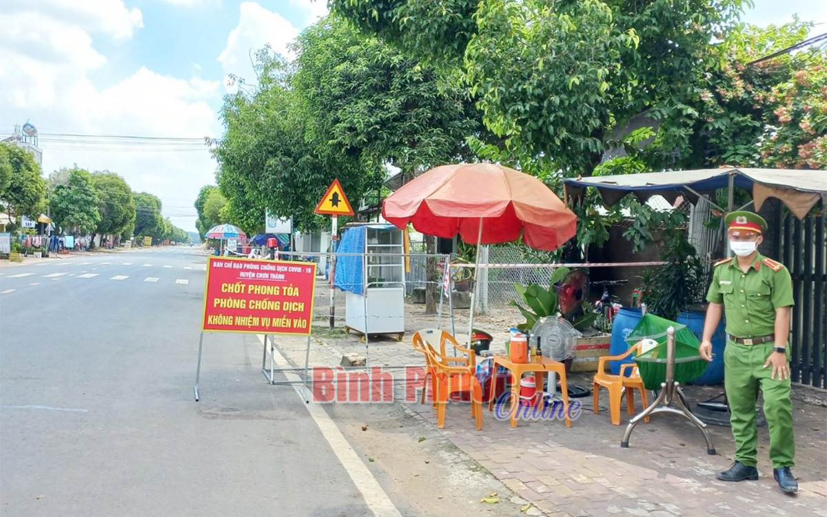 Chơn Thành kết thúc phong tỏa diện rộng