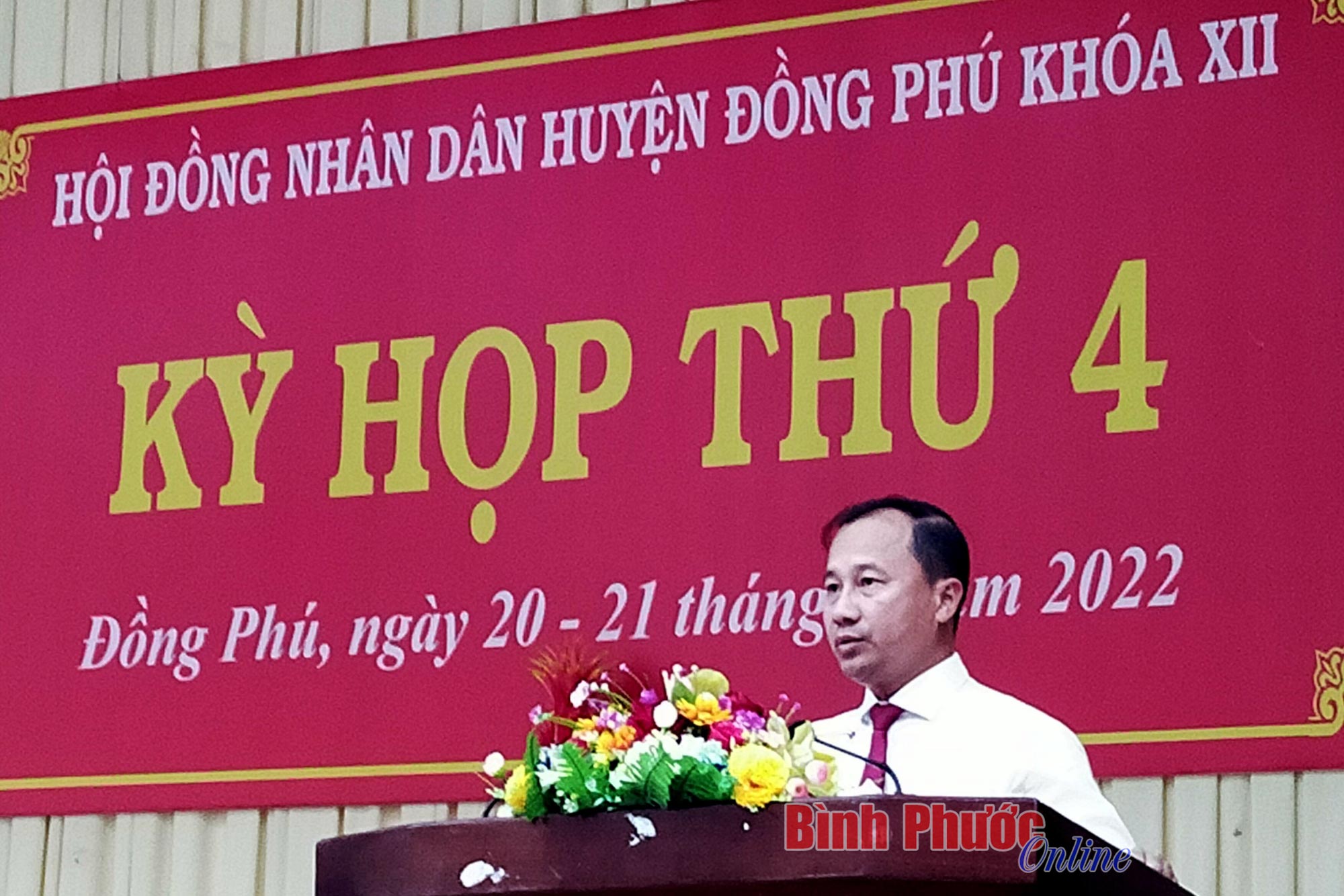 Kỳ họp thứ 4, HĐND huyện Đồng Phú khóa XII thông qua 7 nghị quyết