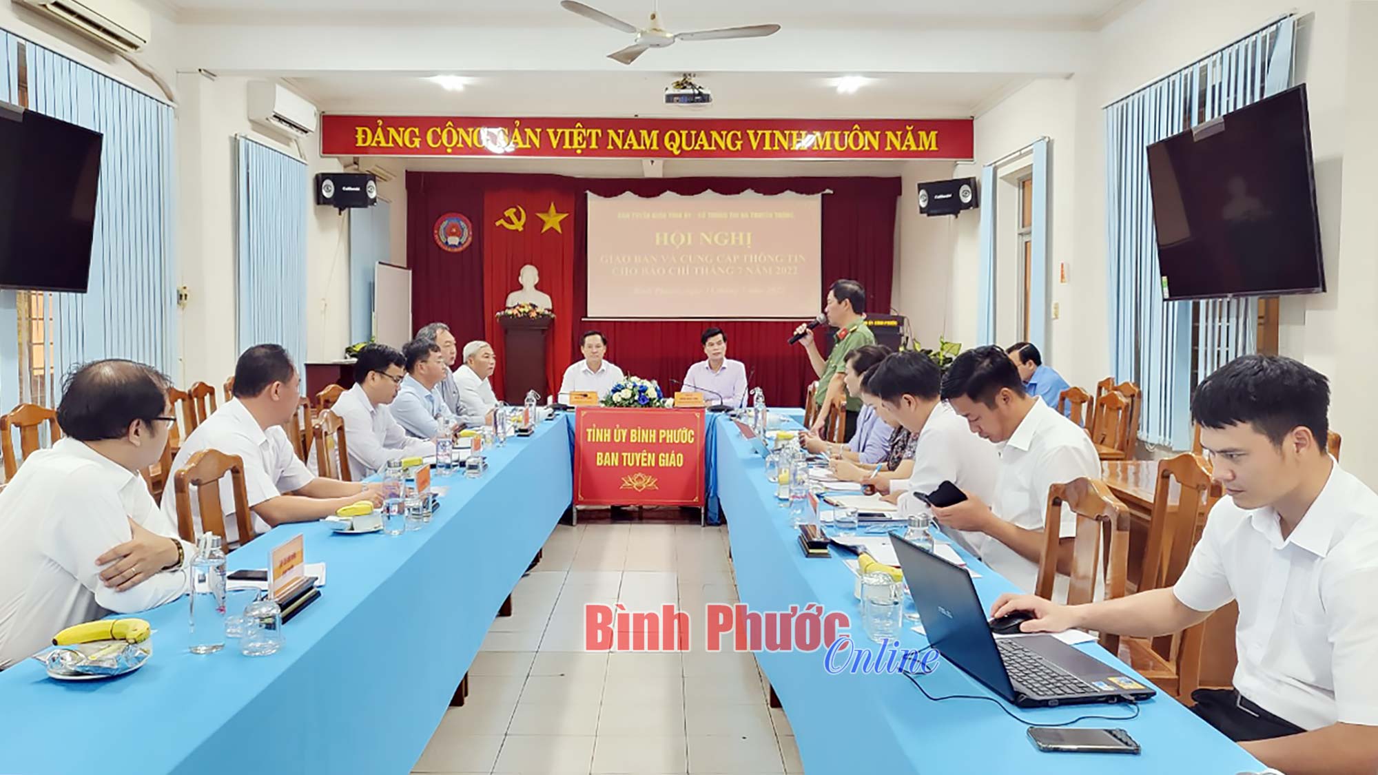 Hội nghị giao ban và cung cấp thông tin cho báo chí tháng 7