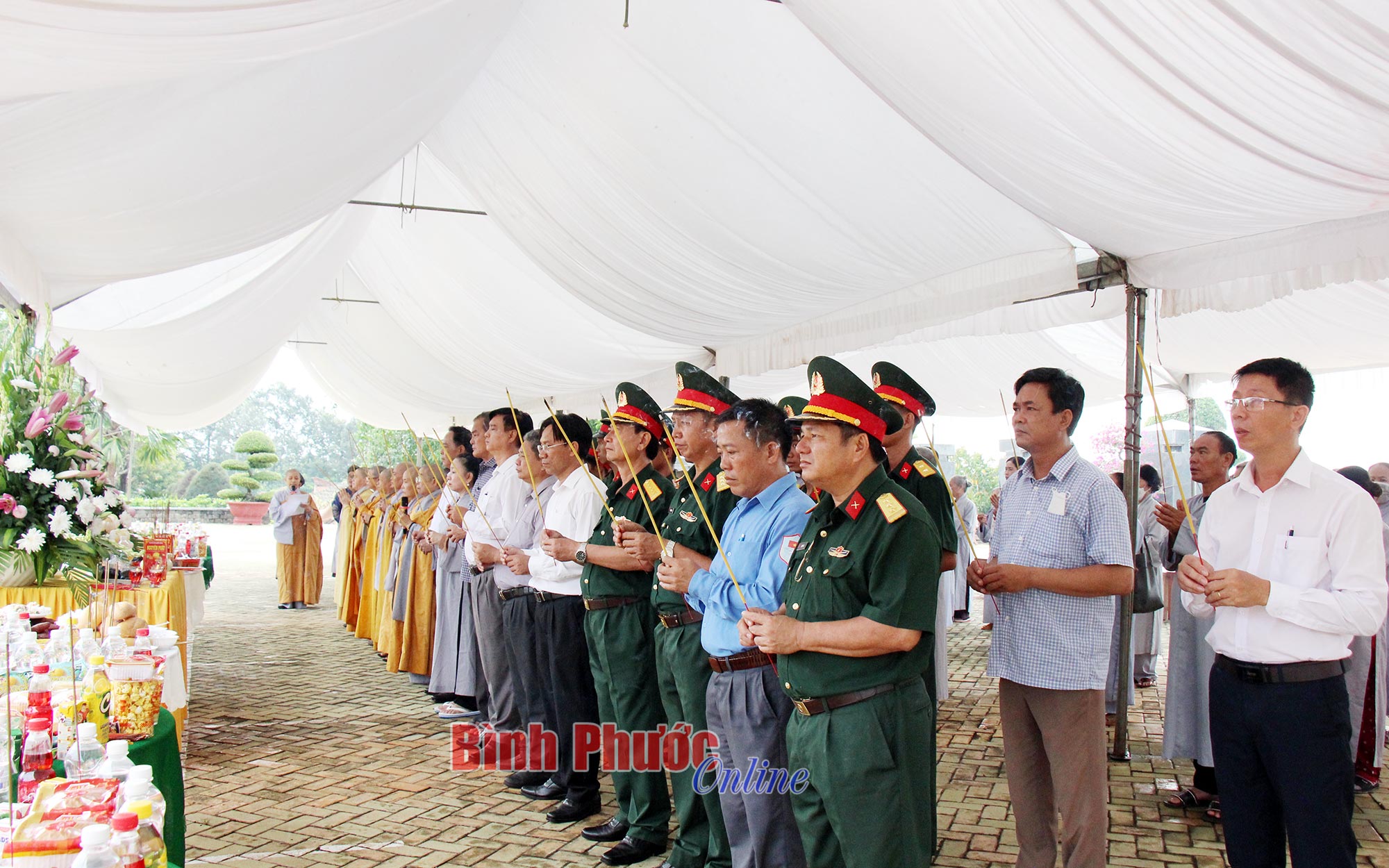 Bình Phước: Lễ cầu siêu anh linh các anh hùng liệt sĩ